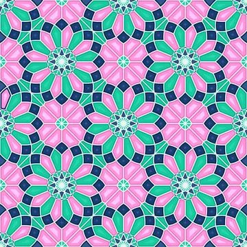Islamic geometric seamless vector pattern Stock Illustration