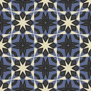 Islamic geometric seamless vector pattern 스톡 일러스트