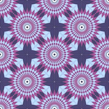 Islamic geometric seamless vector pattern Stock Illustration