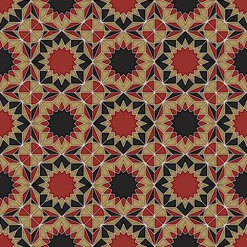 Islamic geometric seamless vector pattern Stock Illustration