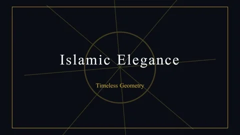 Islamic Geometry Pattern: Abstract Arabic Islamic Art Background Design Stock Footage 336879407