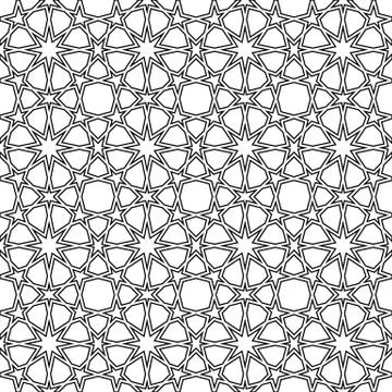 Islamic girih pattern background Stock Illustration
