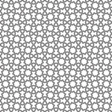 Islamic girih pattern background Stock Illustration