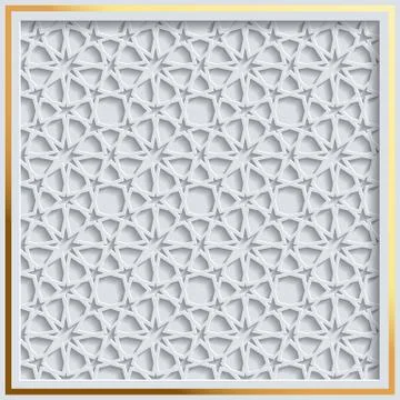 Islamic girih pattern background イラスト素材