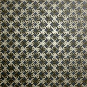 Islamic gold pattern with overlapping geometric square shapes forming abstract Stock Illustration