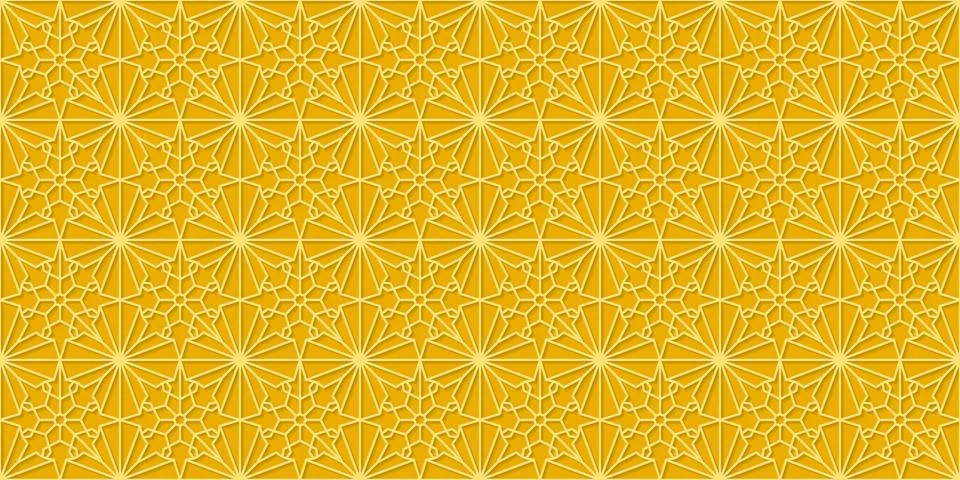 Islamic golden pattern Stock-Illustration