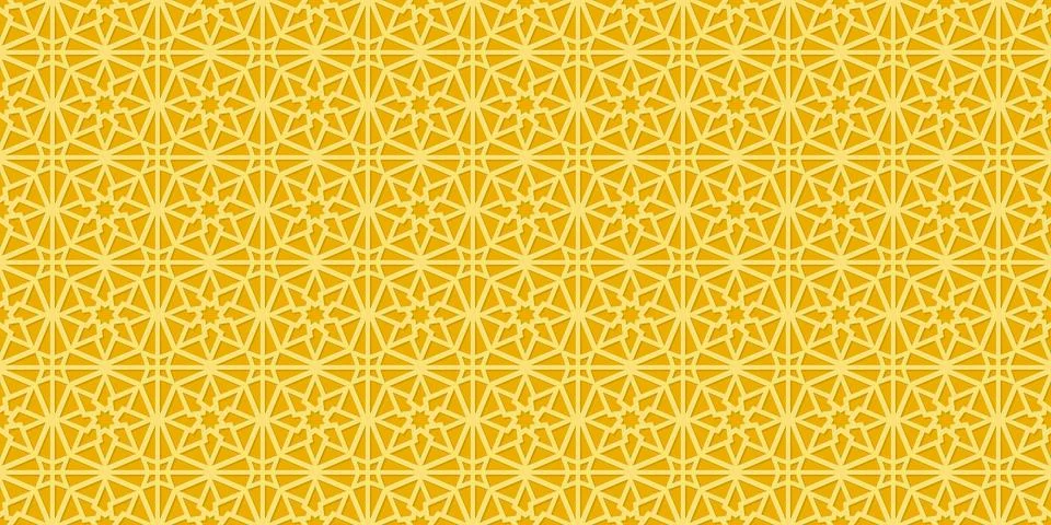 Islamic golden pattern Stock Illustration
