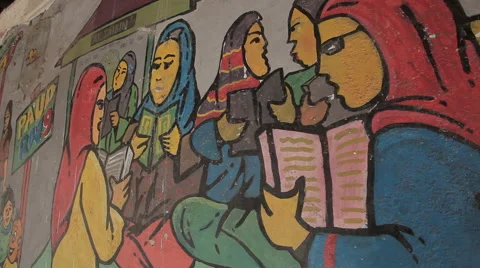 Islamic graffiti Stock Footage 49960385