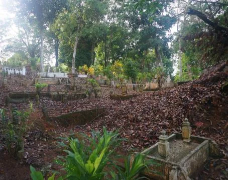 Islamic grave yard Stock Photos