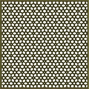 Islamic hexagonal lattice - arabesque pattern Illustration