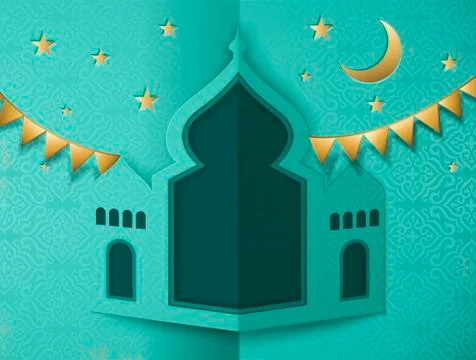 Islamic holiday design Stock Illustration