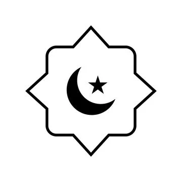 Islamic icon vector Stock Illustration