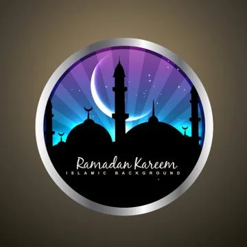 Islamic label Stock Illustration