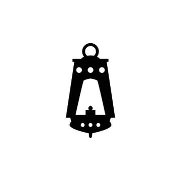 Islamic lantern icon vector template illustration Иллюстрация