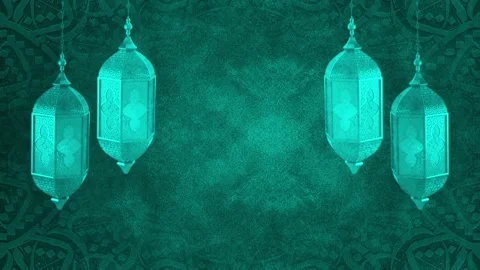 Islamic lanterns abstract background Stock Footage 327221625