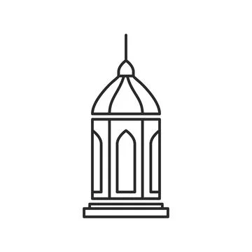 Islamic lanterns icon 스톡 일러스트
