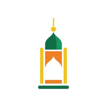 Islamic lanterns icon Stock Illustration