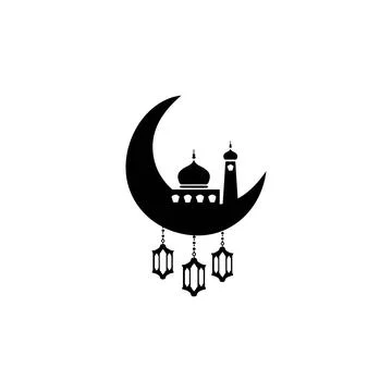 Islamic Lanterns Illustration Design Stock Illustration