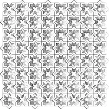 Islamic linear texture Stock Illustration