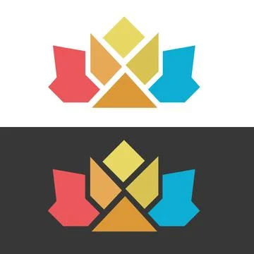 Islamic logo simple vector design Stockillustratie