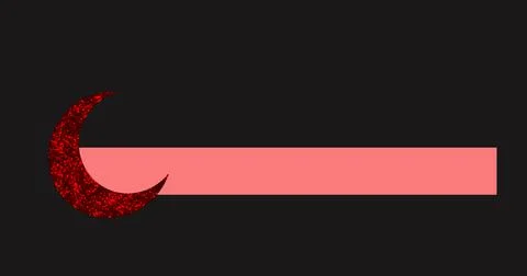 Islamic lower third in high resolution. Design a red-colored lower third wi.. Stock Illustration