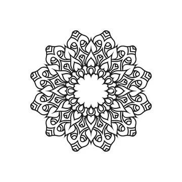 Islamic mandala background vector illustration Stock Illustration