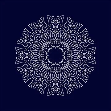 Islamic mandala background vector illustration Stock Illustration