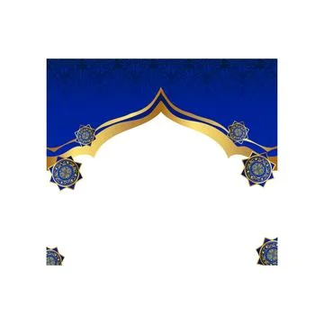 Islamic mandala border Mandala Arabesque Islamic Pattern For Wedding Invitat Stock Illustration