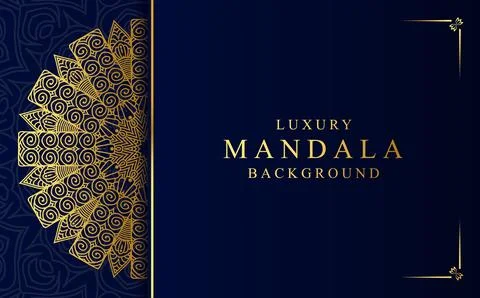 Islamic mandala design background vector illustration Stock Illustration