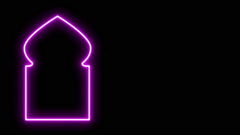 Islamic mihrap horizontal Stock Footage 233679048