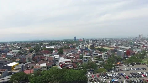 Islamic mosque 6 - View from the Top of the Mosque Stock Footage 182288960