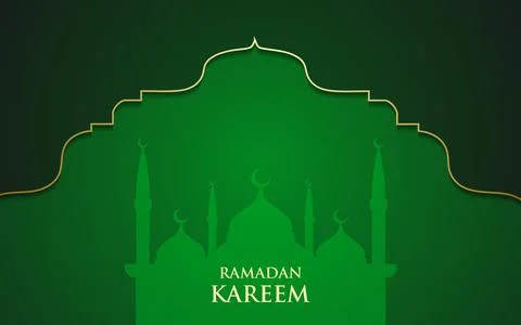 Islamic Mosque Arabic Ornament Patterned Background, Ramadan Kareem Greetin.. Stock Illustration