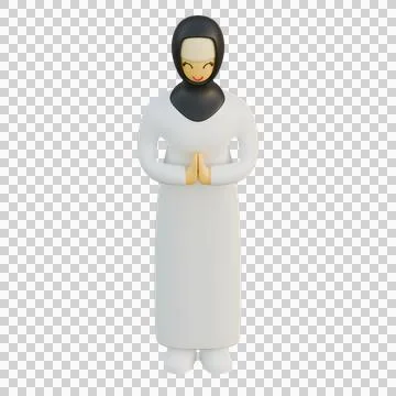 Islamic Mother Top View Stock Illustration