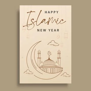Islamic New Year Stock Illustration