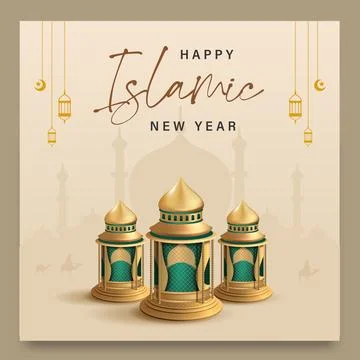 Islamic New Year Stock Illustration