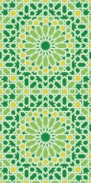Islamic Organic Seamless Pattern Background EPS Vector イラスト素材