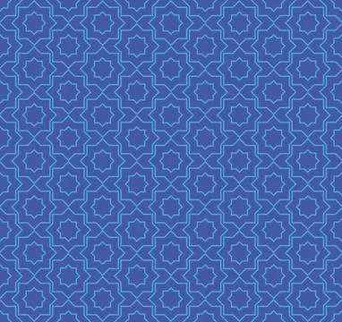 Islamic Ornament Seamless Pattern Background EPS Vector Stockillustratie