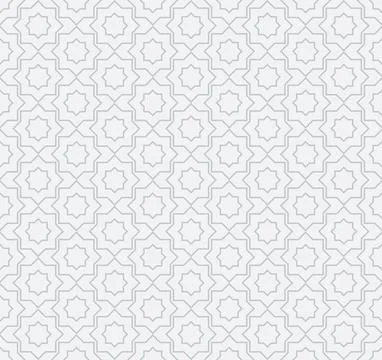Islamic Ornament Seamless Pattern Background EPS Vector Stock Illustration