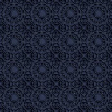 Islamic ornament seamless pattern vector illustration Illustrazione stock