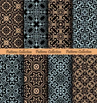 Islamic Pattern Backgrounds Luxury Stock Illustration