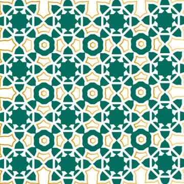Islamic pattern design vector for decoration and interior background texture Stock Illustration