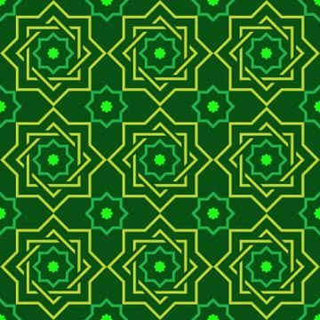Islamic pattern Illustrazione stock