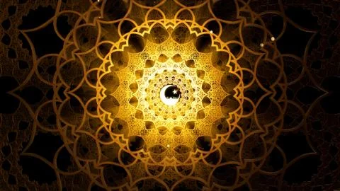 In Islamic Pattern Stock Illustration