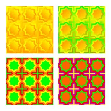 Islamic pattern Illustrazione stock