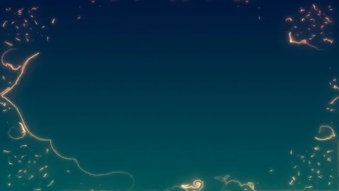 Islamic pattern neon glow logo holder Stock Footage 122329249