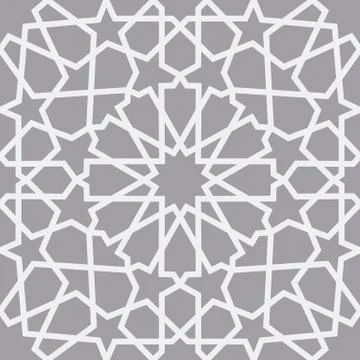 Islamic pattern . Seamless arabic geometric pattern, east ornament, indian Illustrazione stock