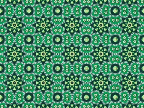 Islamic Patterns Geometric Art Arabic Background Wallpaper Illustrazione stock