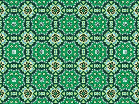 Islamic Patterns Geometric Art Arabic Background Wallpaper Stock Illustration