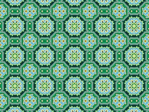 Islamic Patterns Geometric Art Arabic Background Wallpaper Illustrazione stock