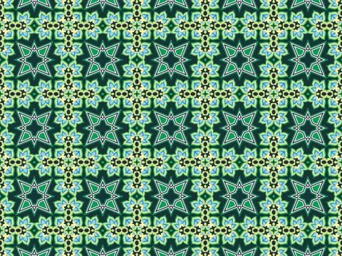 Islamic Patterns Geometric Art Arabic Background Wallpaper Stock Illustration
